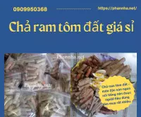 Địa chỉ cung cấp chả ram tôm đất giá sỉ uy tín tại TPHCM