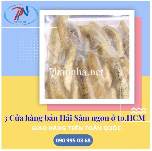 3 cửa hàng bán Hải Sâm ngon ở tp.HCM