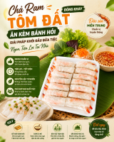 Chả Ram Tôm Đất Ăn Kèm Bánh Hỏi: Giải Pháp Khởi Đầu Bữa Tiệc Ngon, Tiện Lợi Tại Nhà